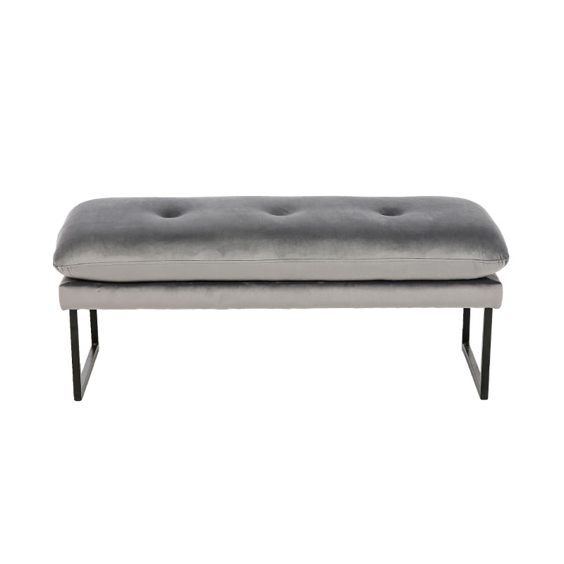 Flanel grijze design stoffen bank