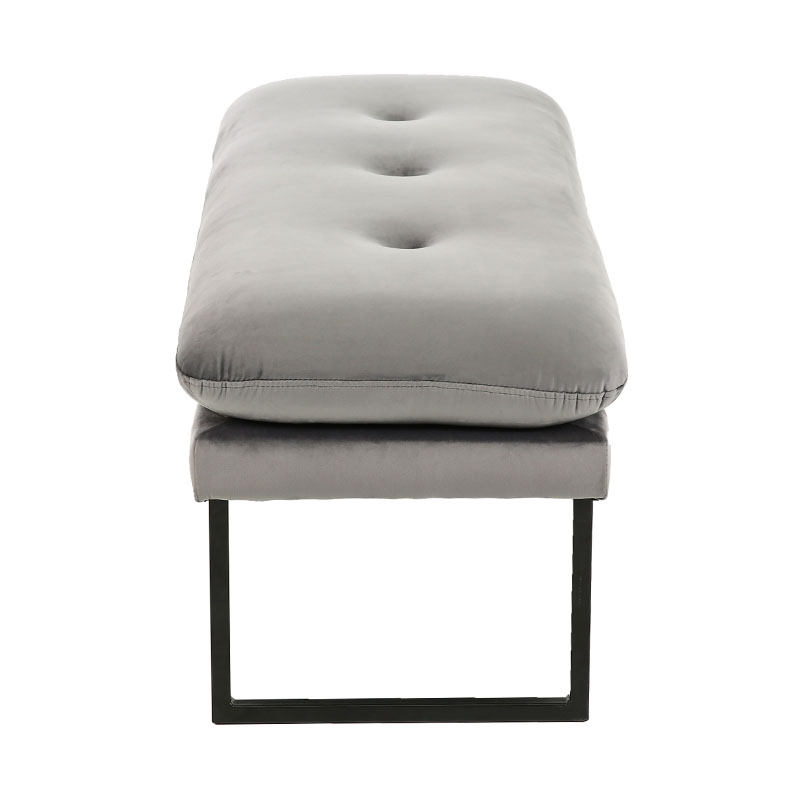 Flanel grijze design stoffen bank