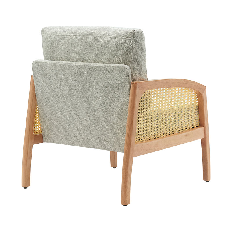 Rotan armleuning linnen bank